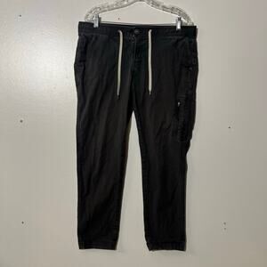 Vuori Ripstop Gray Tapered Elastic Stretch Pants Womans Size XL